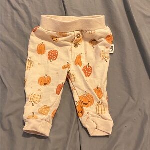 Pumpkin Print Kids Casual Bottoms